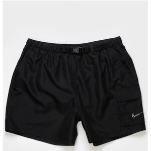 Black Nike Athletic Shorts with Belt